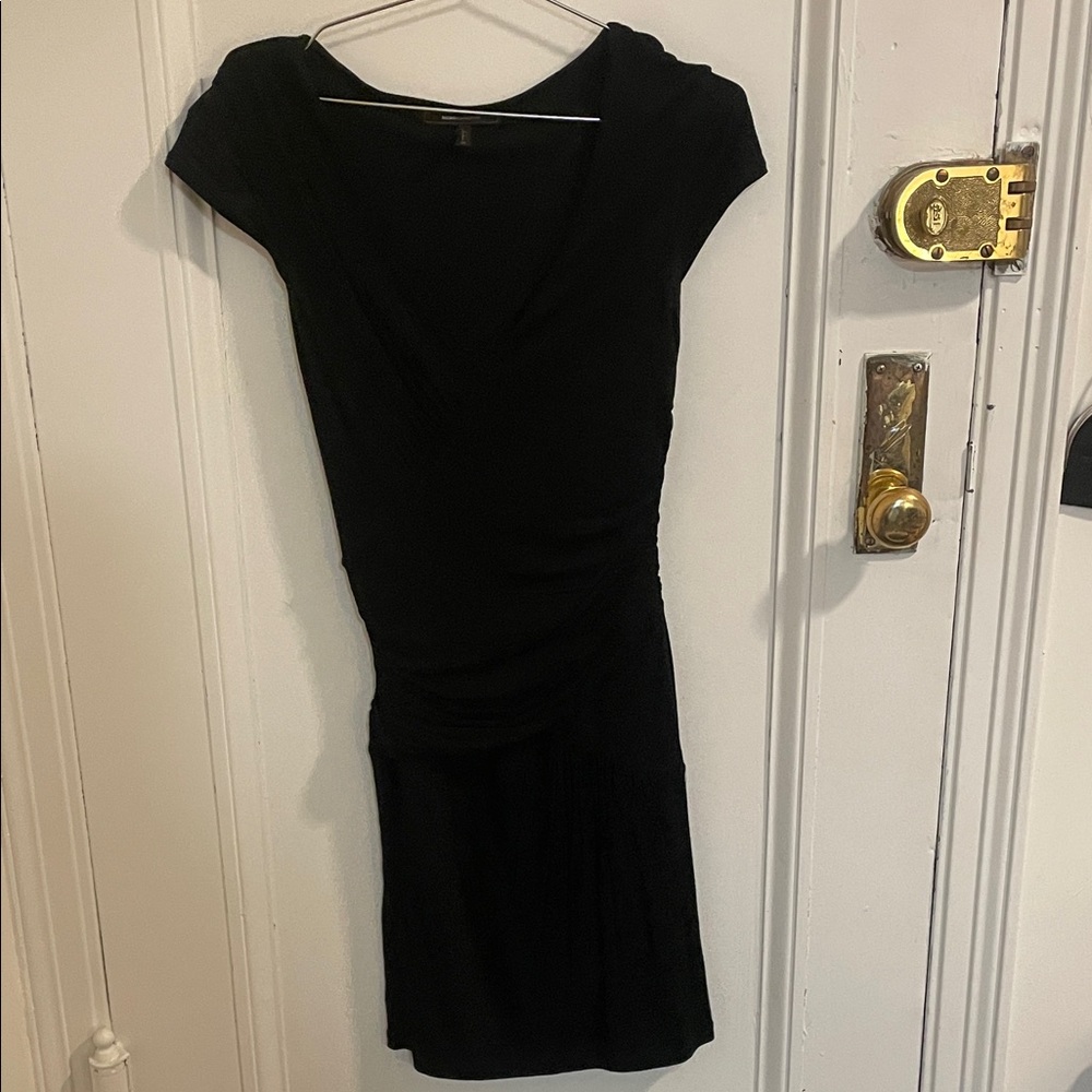 BCBGMaxAzria Classic Black Mini Dress XS